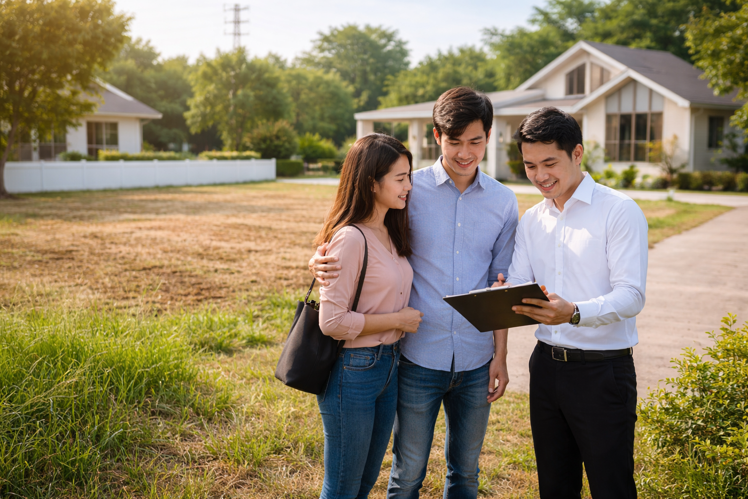 ครอบครัวดูที่ดินกับทีมงาน บ้านดีจัง